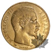 France-1855BB-20 Francs or-Strasbourg