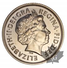 Royaume Uni - souverain or - sovereign gold - sterlina - 2015
