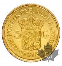 Pays Bas - 5 Gulden gold or