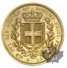 Italie-100 lire-or-Carlo Alberto-TTB