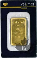 Italie - lingot or - lingotto oro - gold ingot -20 g