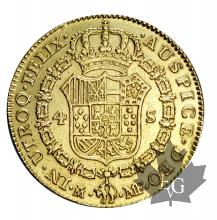 Espagne-4 escudos-1786-1820-mixed types