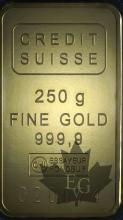 Suisse-lingot or-gold ingot 250 gr