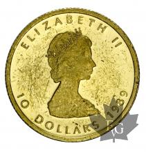 Canada- 10 Dollars or gold - 1/4 once