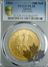 Autriche-100 Shilling gold-mixed years-années mixtes-PL55