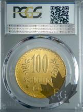 Autriche-100 Shilling gold-mixed years-années mixtes-PL55