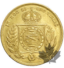 Brésil-Brazil-10000 Reis-Pedro II