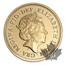 Royaume Uni - souverain or - sovereign gold - sterlina - 2018