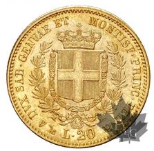 Italie - 20 lire oro gold marengo Vittorio Emanuele Sardegna