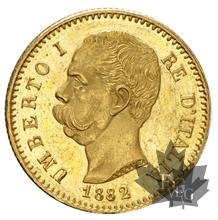 Italie - 20 lire oro gold marengo Umberto I