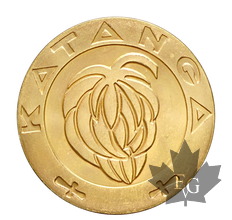 Congo - Katanga- 5 FR or gold