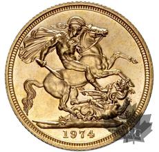 Royaume Uni  - souverain-sovereign-sterlina or gold - Elizabeth