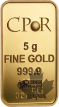 France - lingot or - lingotto oro-gold ingot -CPOR 5 g