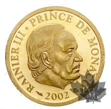 Monaco-2002-20 euro or-Rainier III