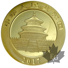 CHINE-100 YUAN-1 Oncia PROOF 2017