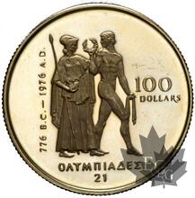 Canada- 100 Dollars or gold - Canadian Olympic