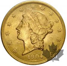 USA- 20 dollars or gold - Liberty Head