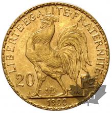France - 20 Francs - Coq