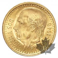 Mexique - 2,5 Pesos or gold