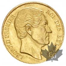 Belgique - 20 francs or gold Leopold Ier