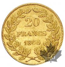 Belgique - 20 francs or gold Leopold Ier