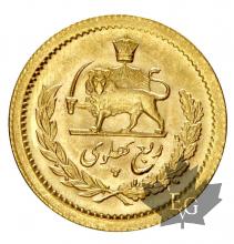 Iran - 1/4 Pahlavi or gold