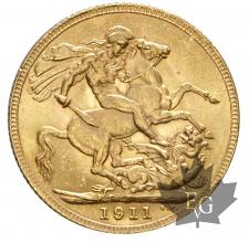 Royaume Uni  - souverain-sovereign-sterlina or gold - George