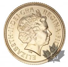 Royaume Uni - demi souverain or souvereign sterlina gold - 2012