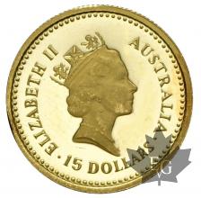 Australie - 1/10 oz -15 dollar gold