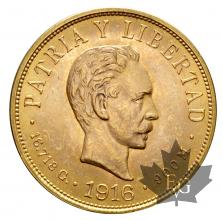 Cuba-10 Pesos or-gold
