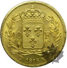 France - 40 francs or gold  Louis XVIII 