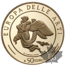 Italie-50 Euro or-dates mixtes