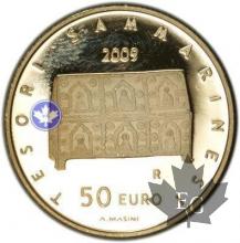 San Marino - 50 Euro or - dates mixtes