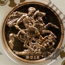 Royaume Uni - souverain or - sovereign gold - sterlina - 2013
