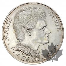 France-1984 100 Francs argent- Marie Curie