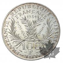 France-1984 100 Francs argent- Marie Curie