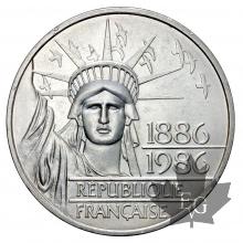 France-1986 100 Francs argent LIBERTE