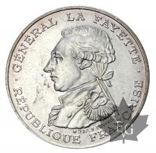France-1987 100 Francs argent LA FAYETTE