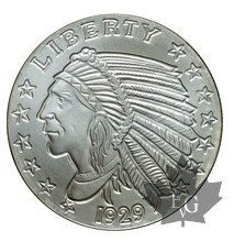 USA-1 once Indian head-tête indien-Silver