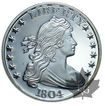 USA-1 once Liberty head-Silver