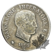 Italie-5 Lire Napoléon Roi d&#039;Italie (1807-1814)