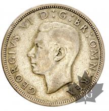 Royaume Uni-1/2 Crown argent-George VI