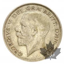 Royaume Uni-1/2 Crown argent-George V-