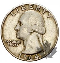 USA-Quarter dollar-Washington-argent