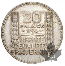 France - 20 francs argent Turin