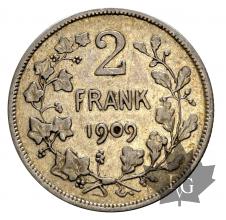 Belgique-2 Francs-argent-silver