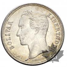 Venezuela-2 Bolivares silver- argent