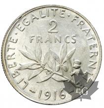 France - 2 francs argent semeuse- FDC
