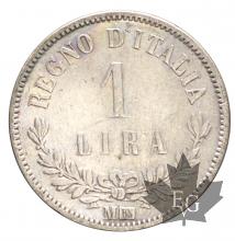 Italie-1 Lira-1863-Vittorio Emanuele II-Valore