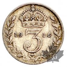 Royaume Uni-3 Pence silver- George V